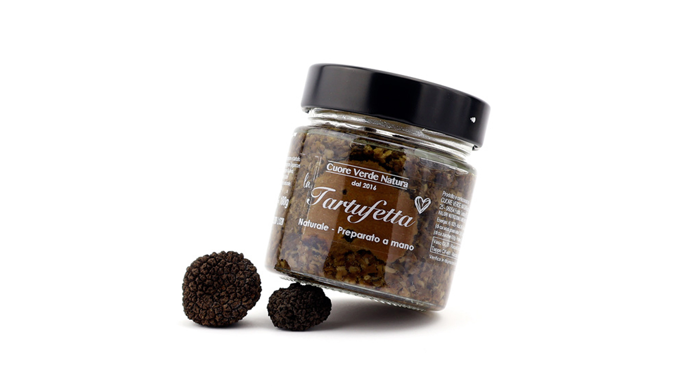 LA-TARTUFETTA salsa tartufata con fetta di tartufo a vista