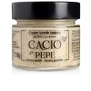 Cacio e pepe, condimento autentico e naturale con soli ingredienti selezionati di primissima scelta realizzato a mano. Vaso luxury da 130g idealie per 2 porzioni.